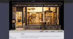 Desktop Screenshot of newtondecorativehardware.com